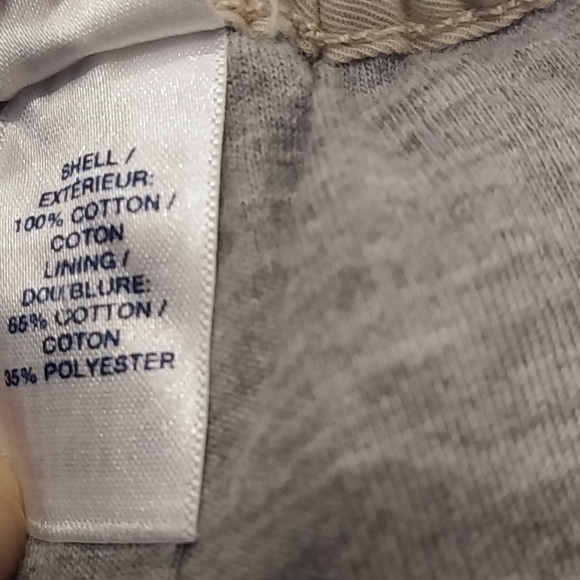 Baby Gap Tan Lined Casual Pants - Size 6-12 M - Picture 7 of 8